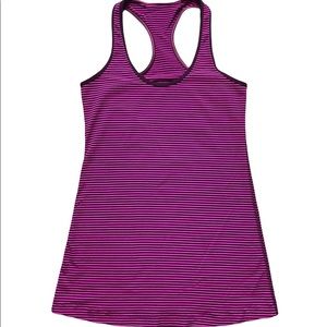 Lululemon Athletica Striped Racerback Tank - Size 4